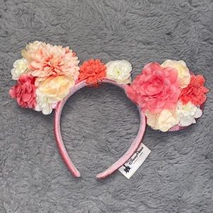 Disney pink flower ears